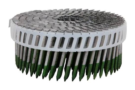 0°-15° Plastic Sheet Coil Nails